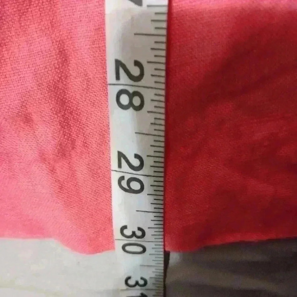 Zara Basic Women's Size L Pullover Tunic Pink 3/4 Sleeve V Neck Side Split - Picture 7 of 7